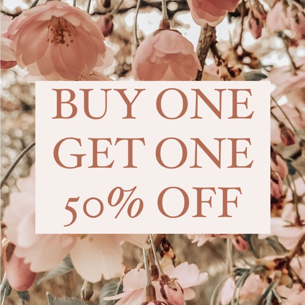 Buy One Get One 50% Off